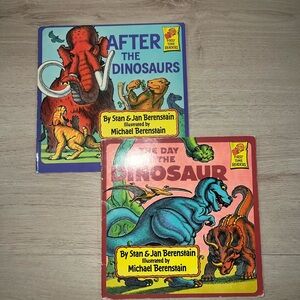 🦖🐻 Berenstain Bears Dinosaur Books Bundle – First Time Readers (2) 3/$20